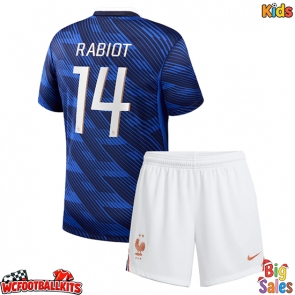 France Adrien Rabiot #14 Replica Home Stadium Kit for Kids World Cup 2026 Short Sleeve (+ pants)
